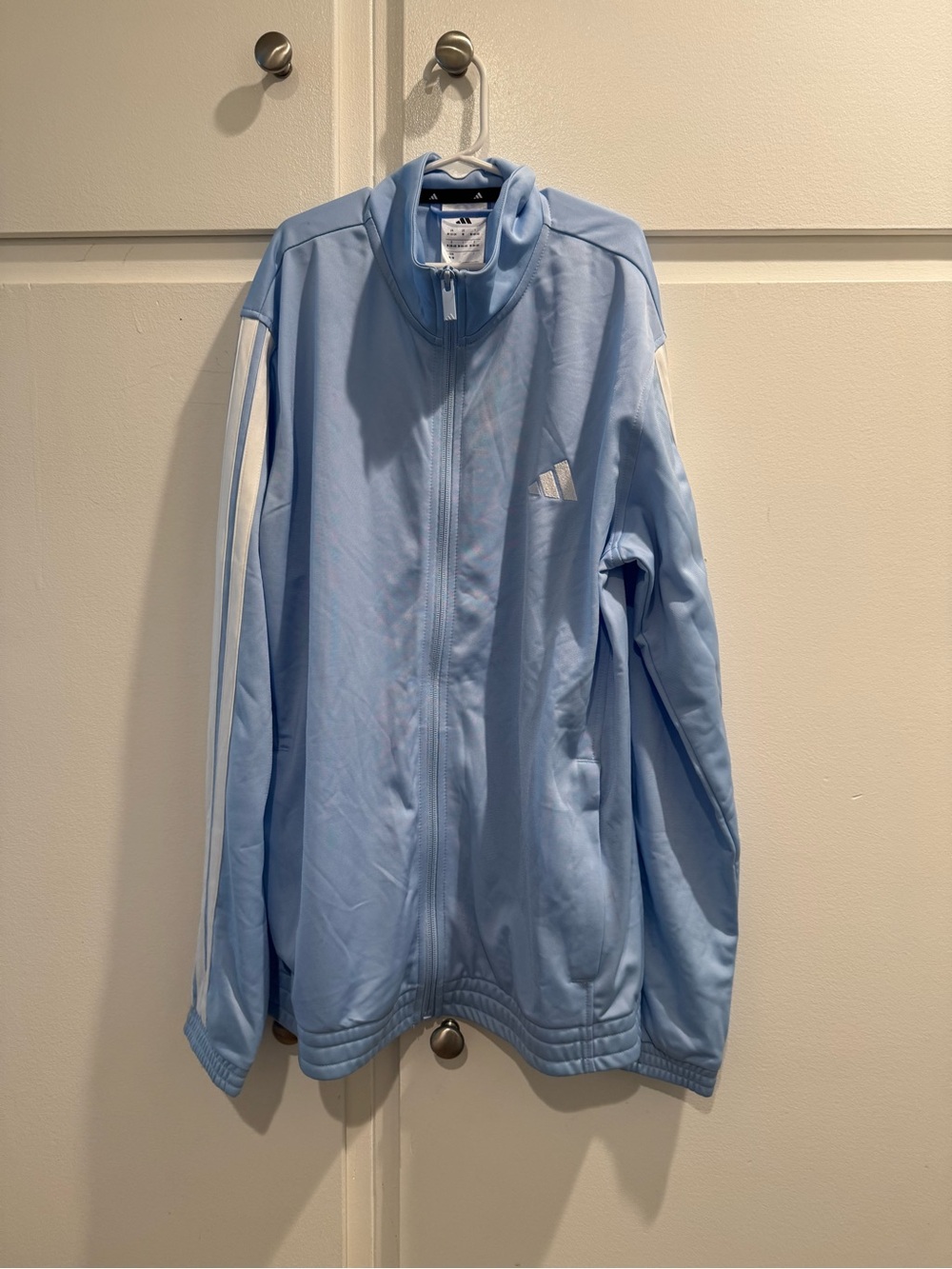 NWT adidas Light Blue Track Jacket